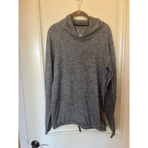 Men's UGG Gray Black Speckled Hoodie Sweatshirt XL